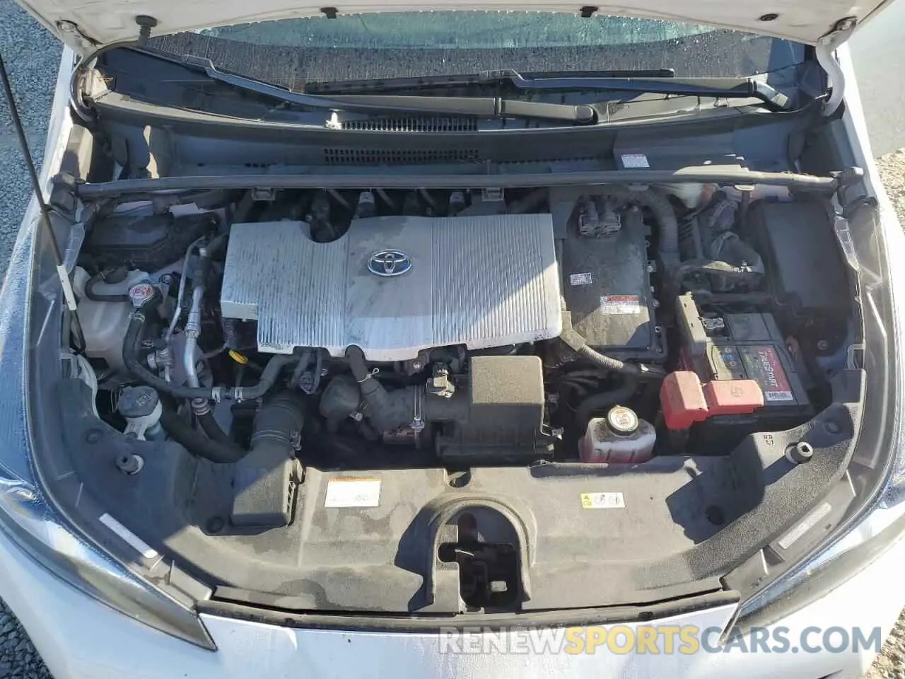 13 Фотография поврежденного автомобиля JTDKAMFU9M3143623 TOYOTA PRIUS 2021
