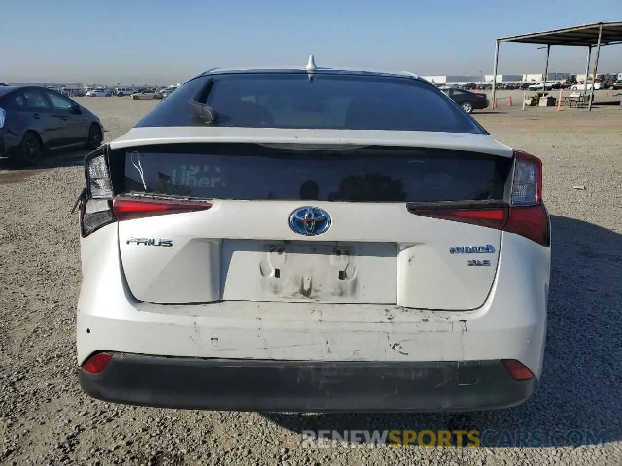 6 Фотография поврежденного автомобиля JTDKAMFU9M3143623 TOYOTA PRIUS 2021