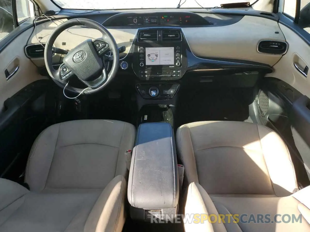 8 Фотография поврежденного автомобиля JTDKAMFU9M3143623 TOYOTA PRIUS 2021