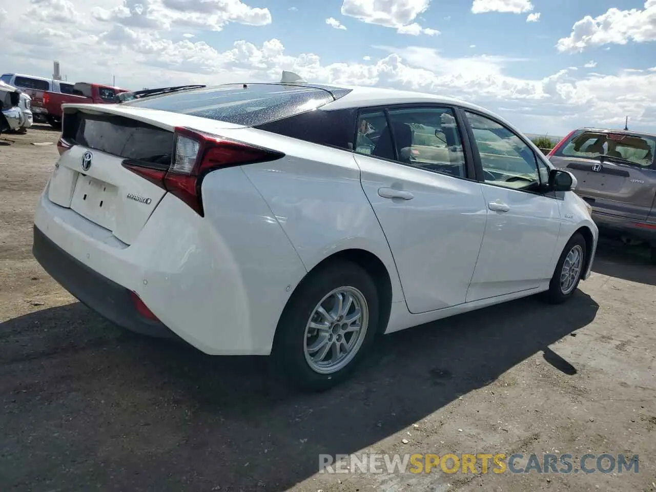 3 Photograph of a damaged car JTDKAMFU9M3150023 TOYOTA PRIUS 2021