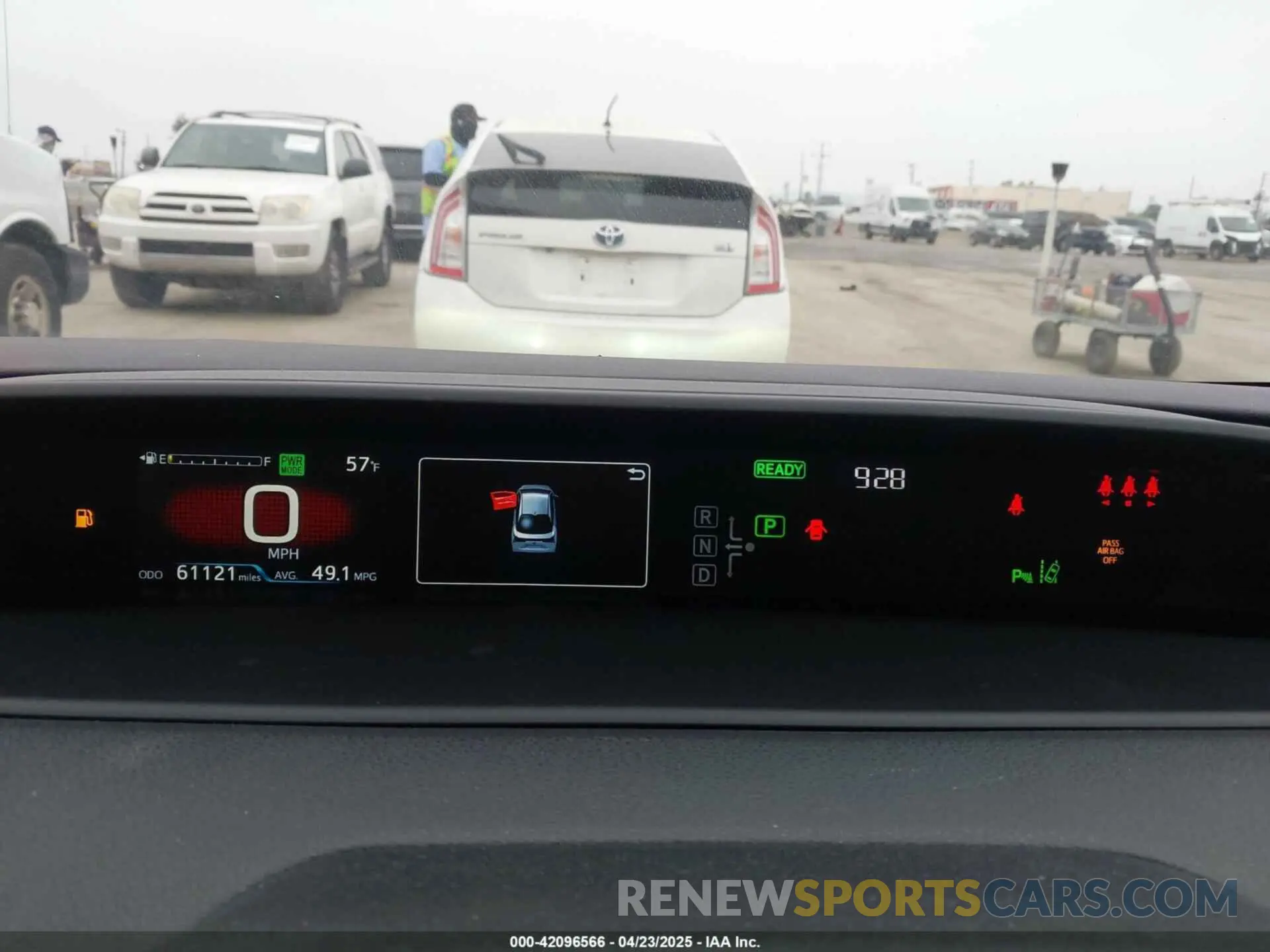 7 Фотография поврежденного автомобиля JTDKAMFUXM3126703 TOYOTA PRIUS 2021