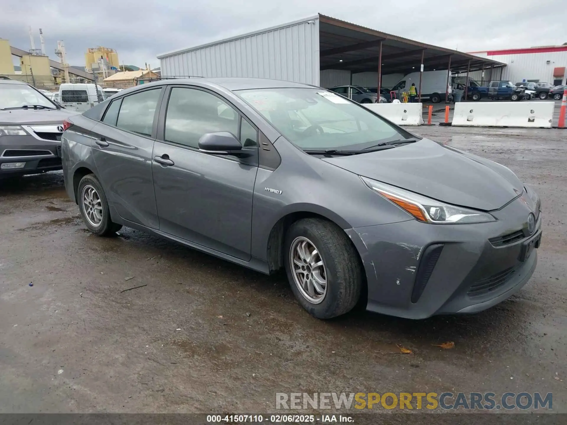 1 Фотография поврежденного автомобиля JTDKAMFUXM3143646 TOYOTA PRIUS 2021