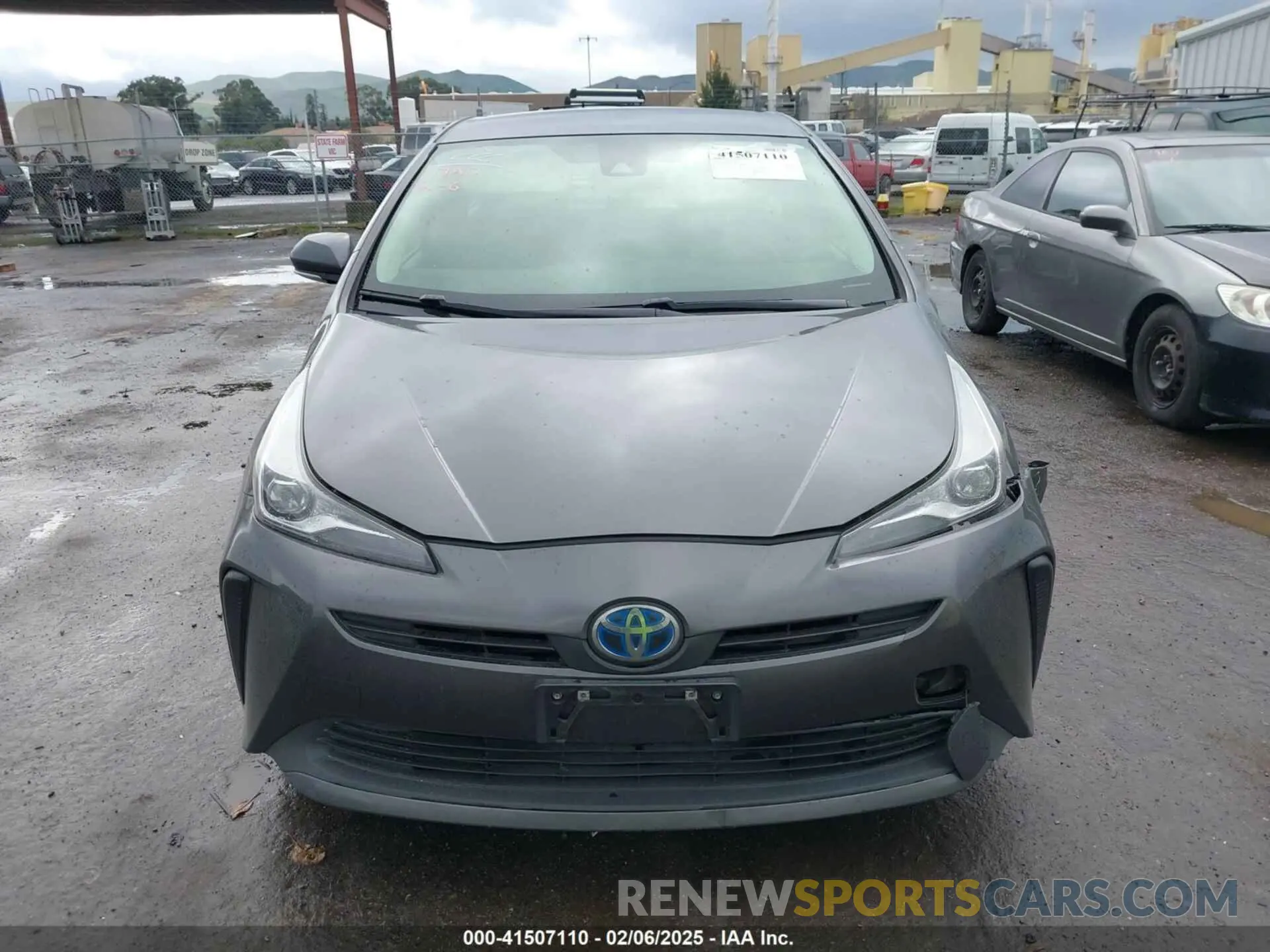 12 Фотография поврежденного автомобиля JTDKAMFUXM3143646 TOYOTA PRIUS 2021