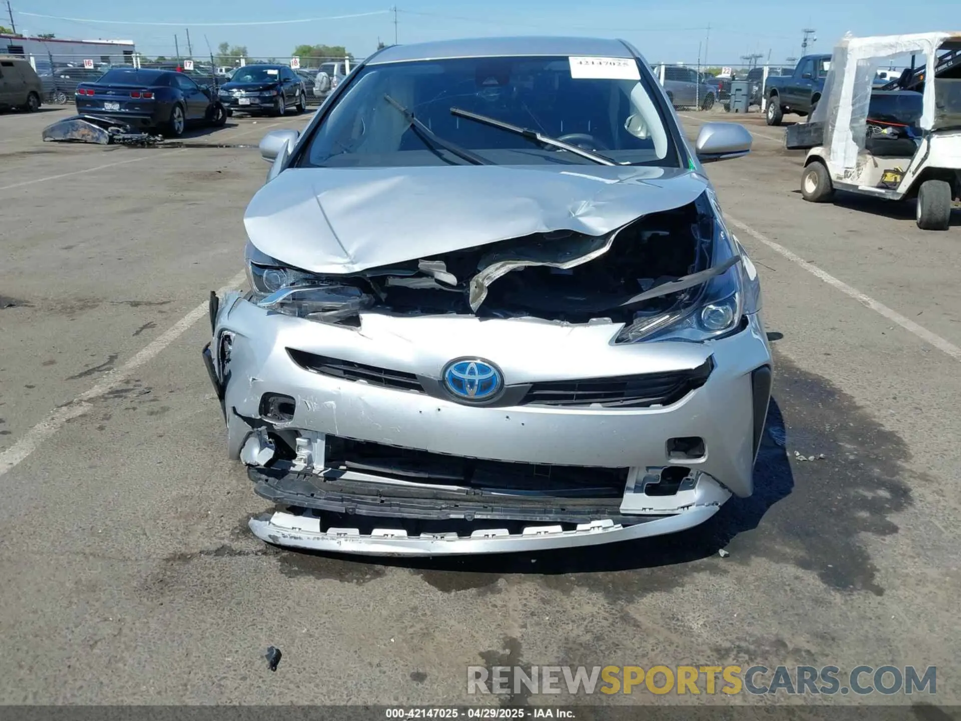 11 Фотография поврежденного автомобиля JTDKAMFUXM3144991 TOYOTA PRIUS 2021