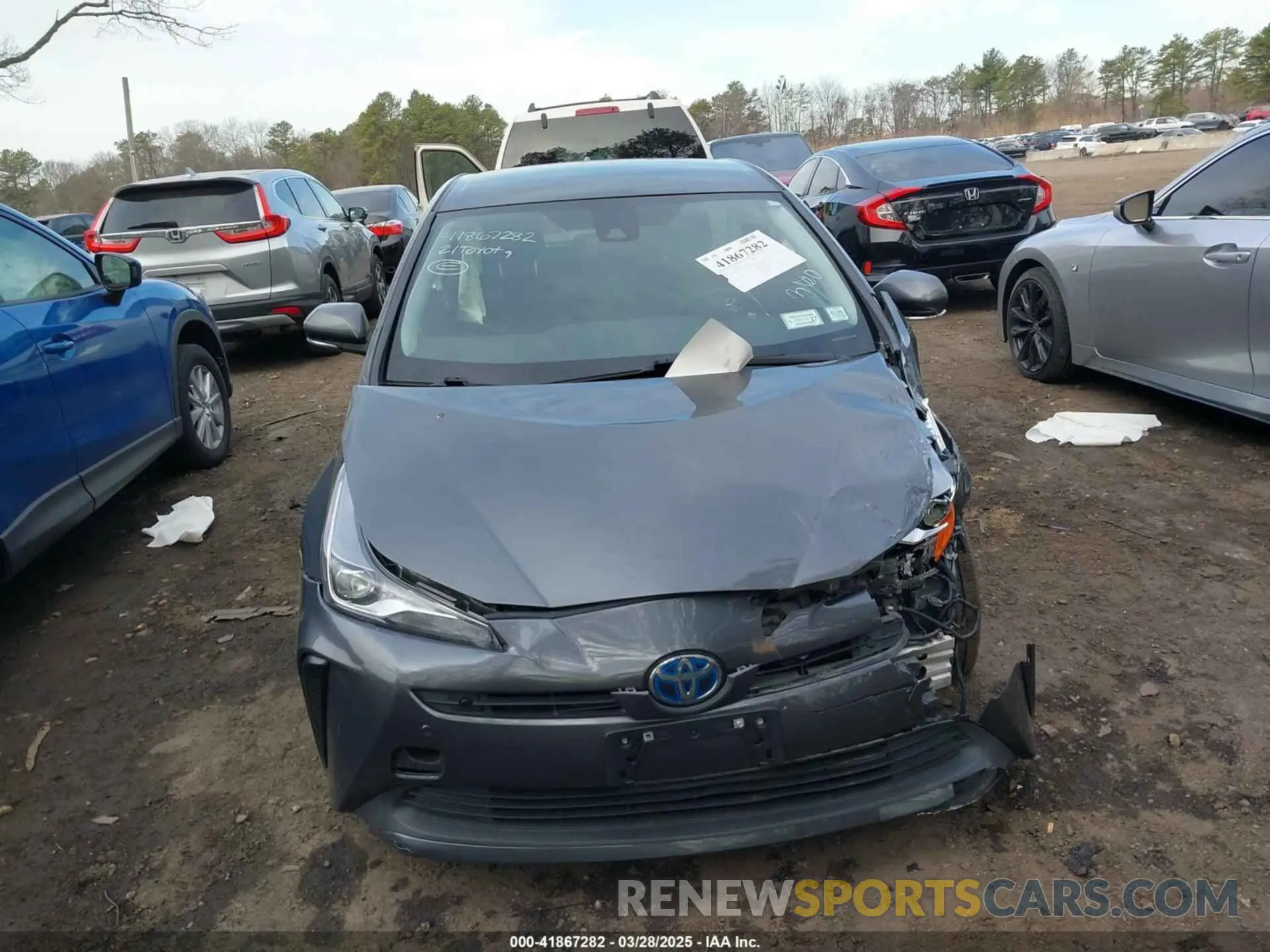 12 Photograph of a damaged car JTDKAMFUXM3148359 TOYOTA PRIUS 2021