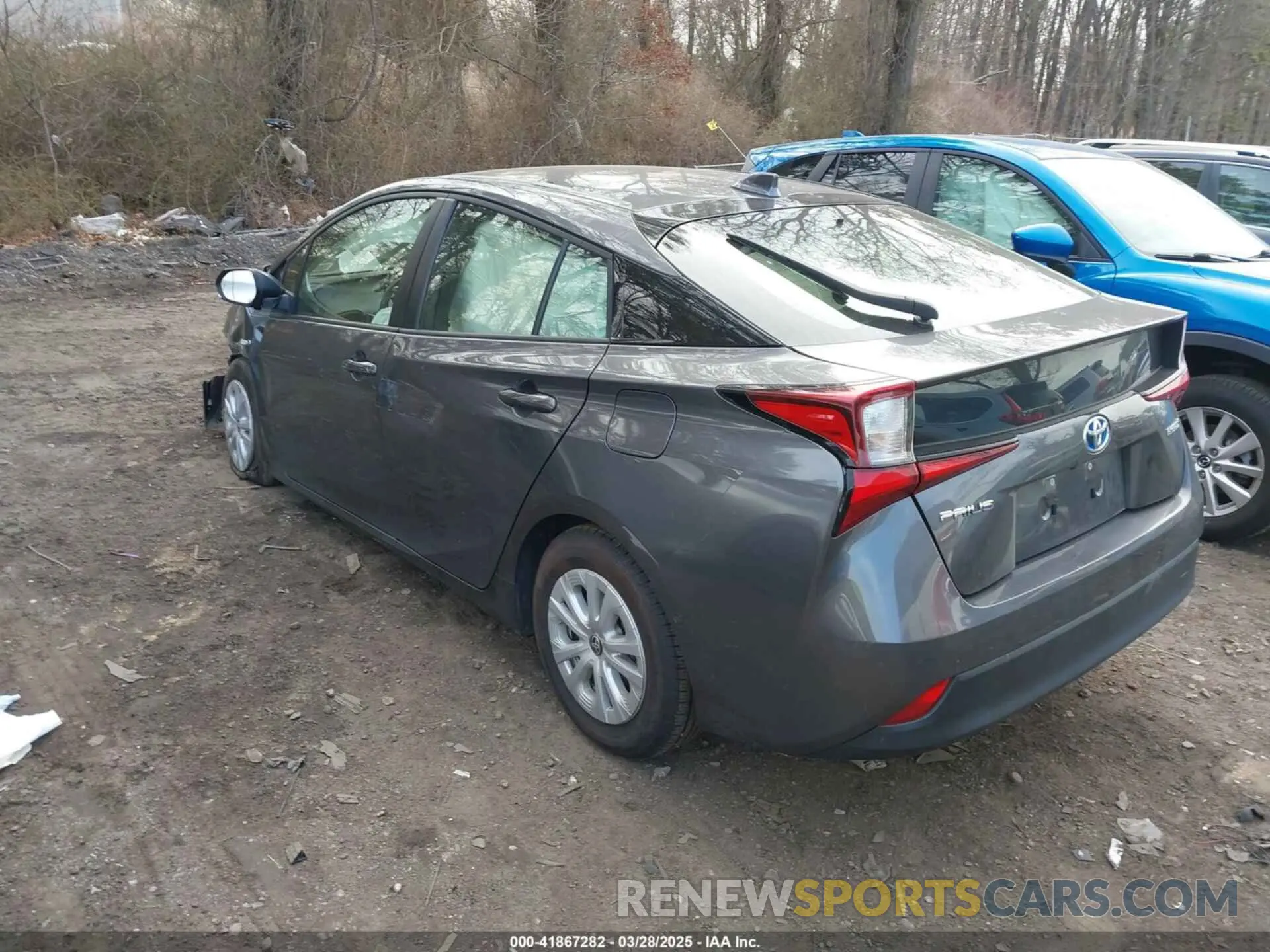 3 Photograph of a damaged car JTDKAMFUXM3148359 TOYOTA PRIUS 2021