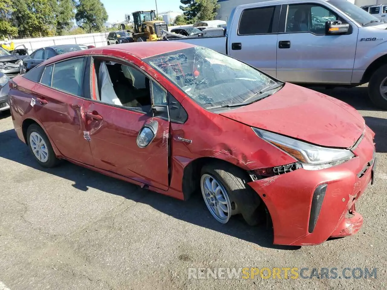 4 Photograph of a damaged car JTDKAMFUXM3148409 TOYOTA PRIUS 2021