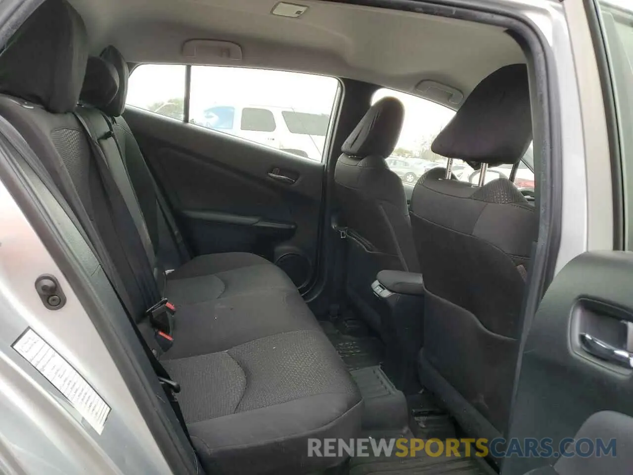 10 Фотография поврежденного автомобиля JTDKAMFUXM3150256 TOYOTA PRIUS 2021