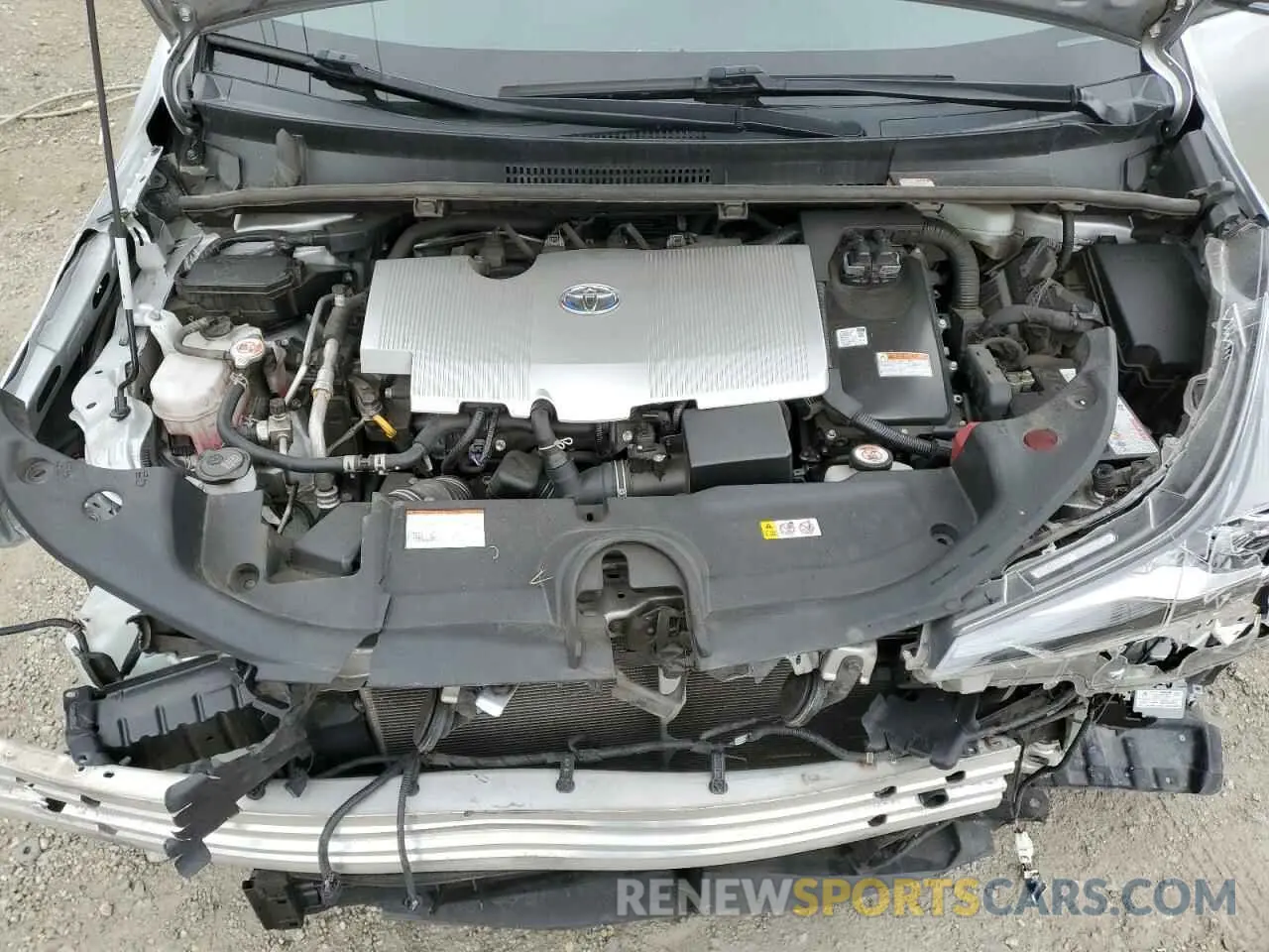 11 Фотография поврежденного автомобиля JTDKAMFUXM3150256 TOYOTA PRIUS 2021