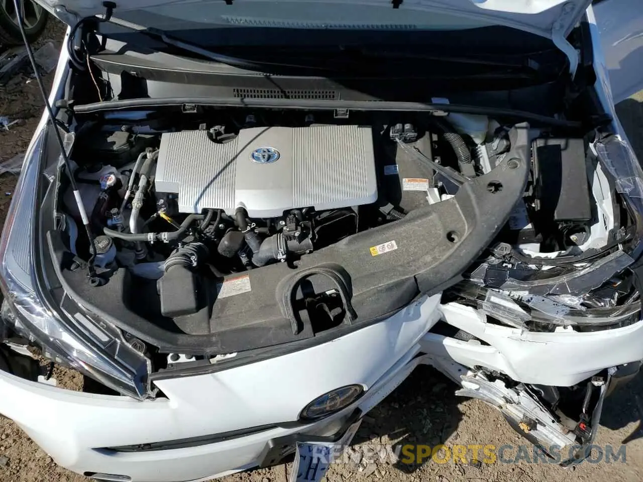 11 Фотография поврежденного автомобиля JTDKAMFUXM3150371 TOYOTA PRIUS 2021