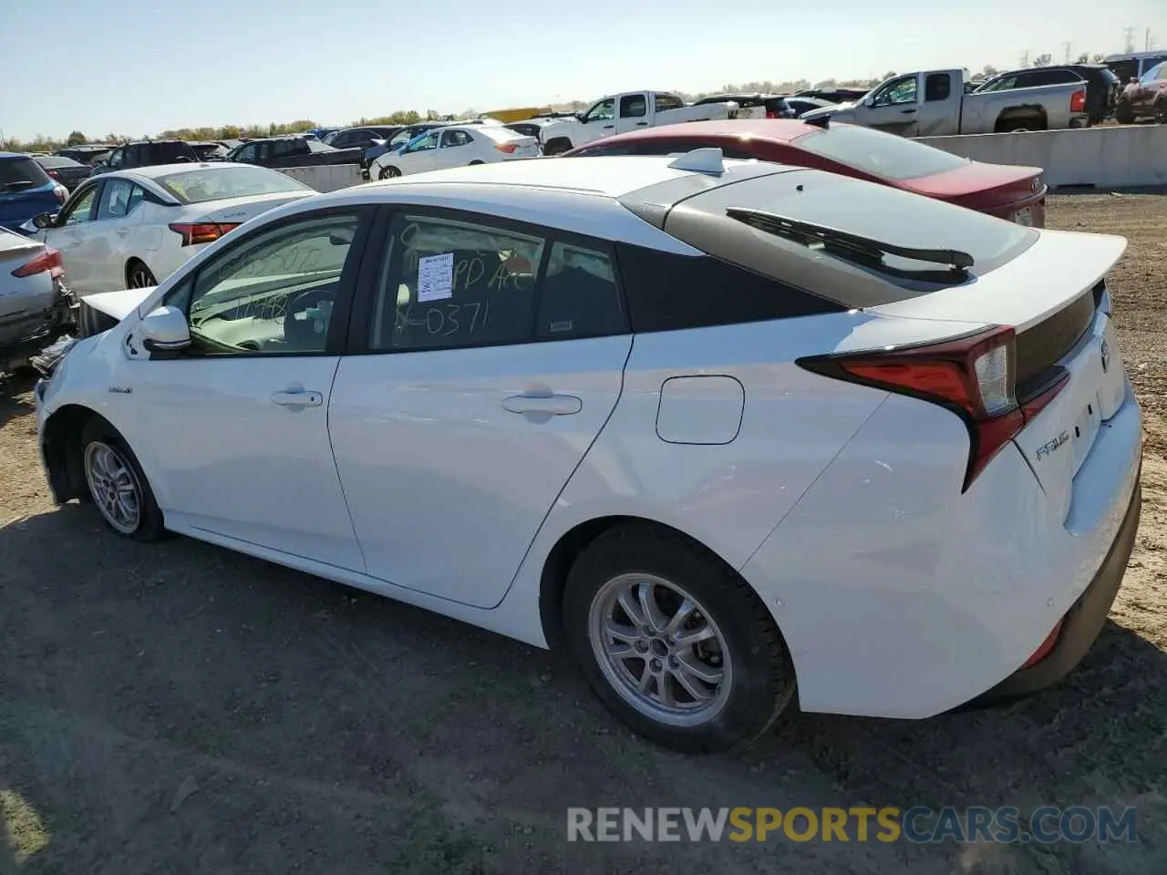 2 Фотография поврежденного автомобиля JTDKAMFUXM3150371 TOYOTA PRIUS 2021