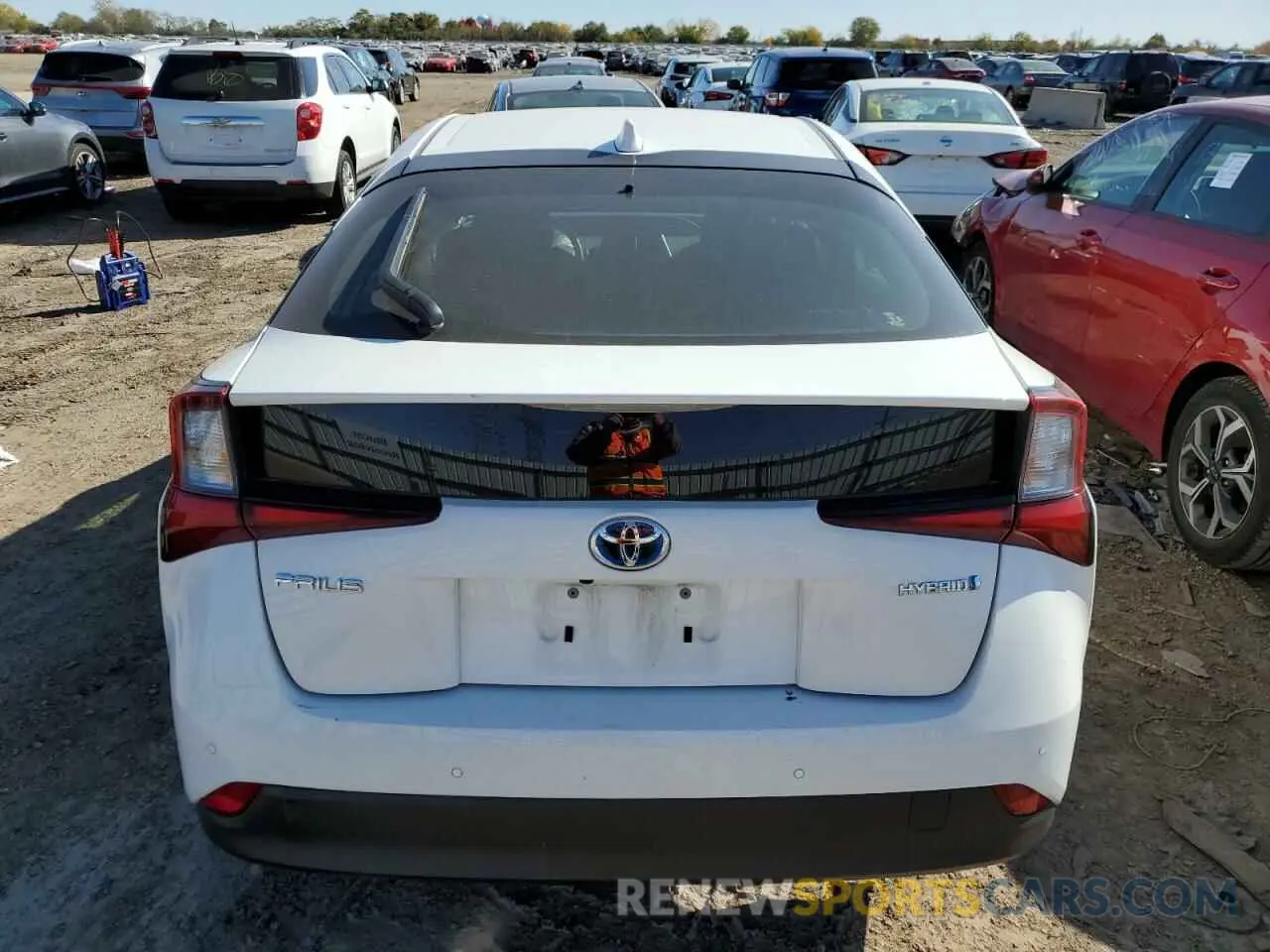 6 Фотография поврежденного автомобиля JTDKAMFUXM3150371 TOYOTA PRIUS 2021