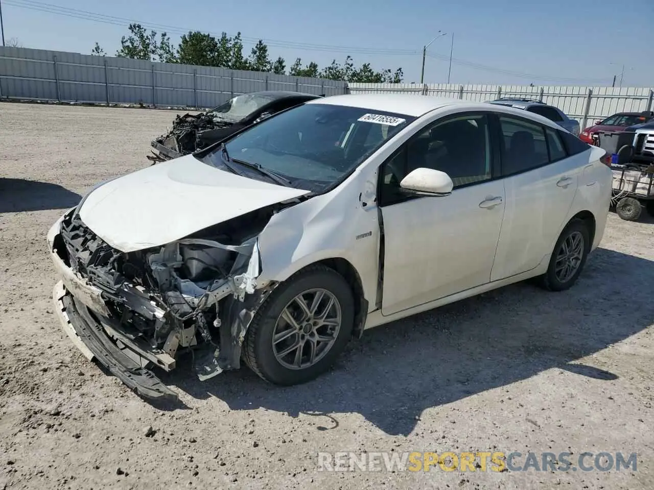 1 Фотография поврежденного автомобиля JTDL9MFU0M3024212 TOYOTA PRIUS 2021