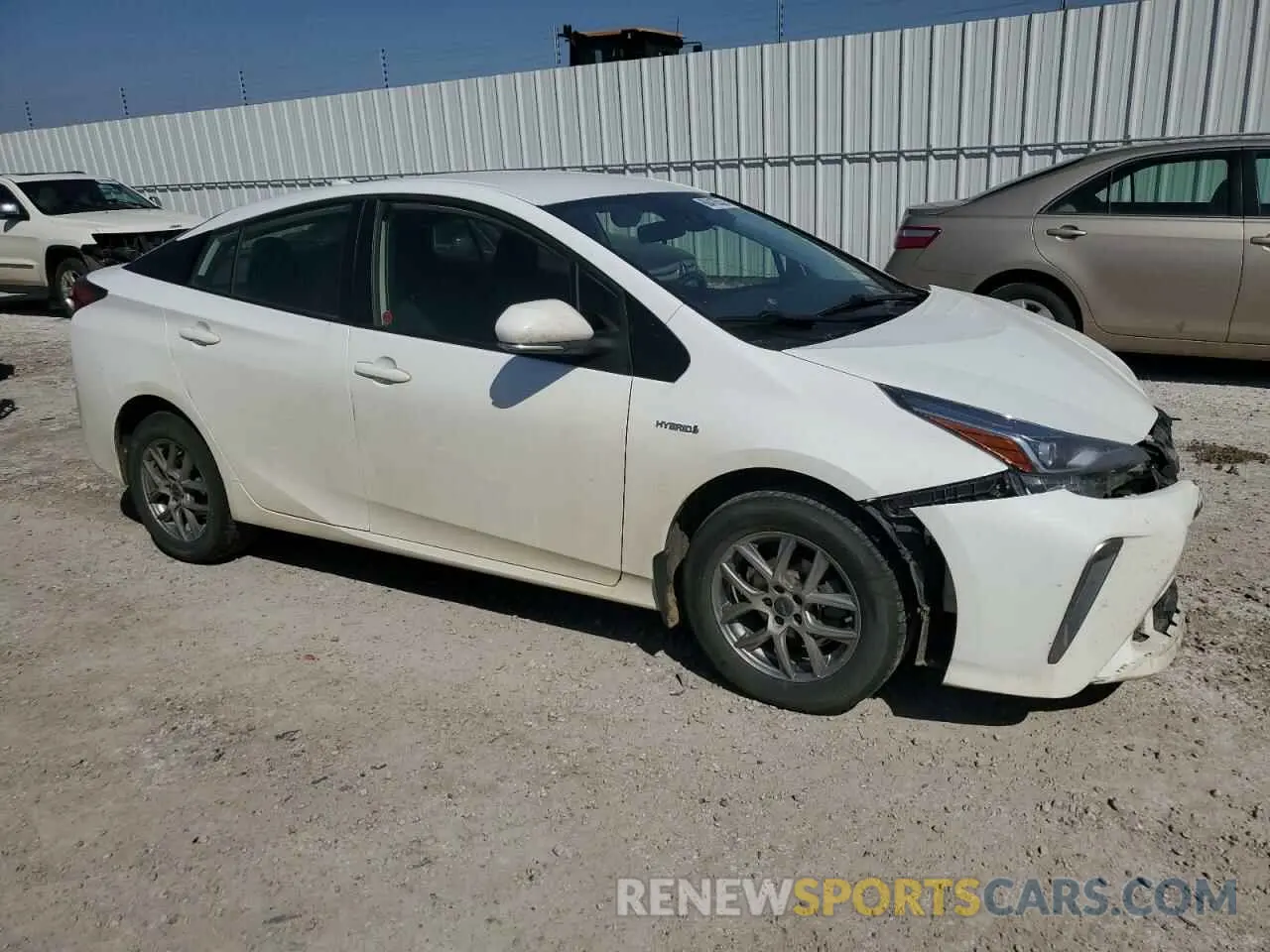 4 Фотография поврежденного автомобиля JTDL9MFU0M3024212 TOYOTA PRIUS 2021