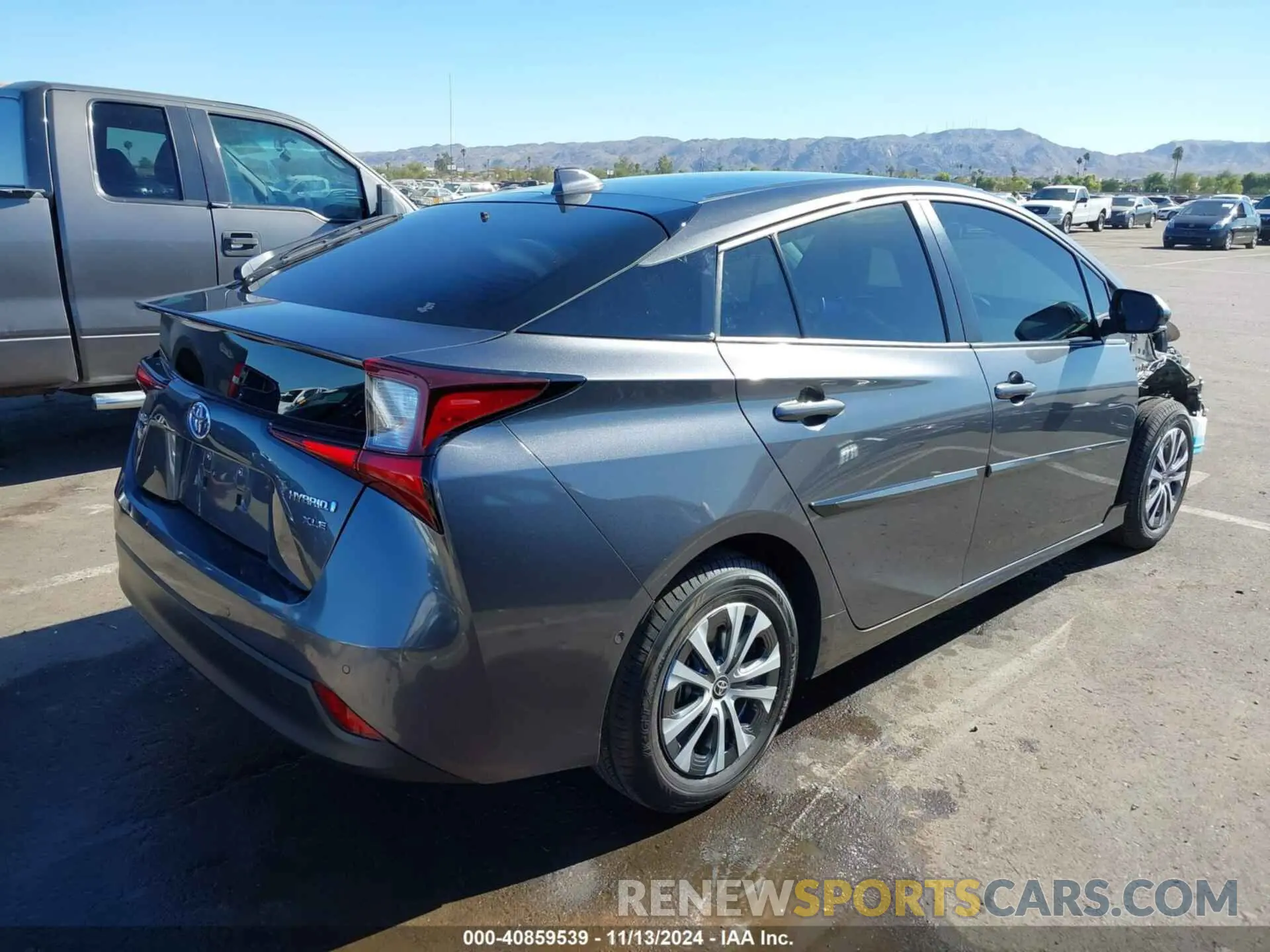 4 Фотография поврежденного автомобиля JTDL9MFU1M3022890 TOYOTA PRIUS 2021