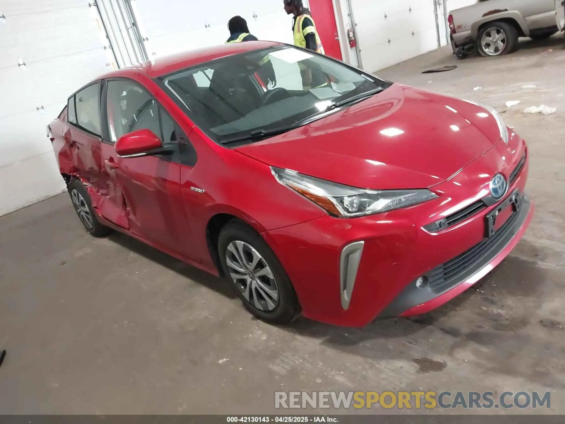 1 Photograph of a damaged car JTDL9MFU1M3025871 TOYOTA PRIUS 2021