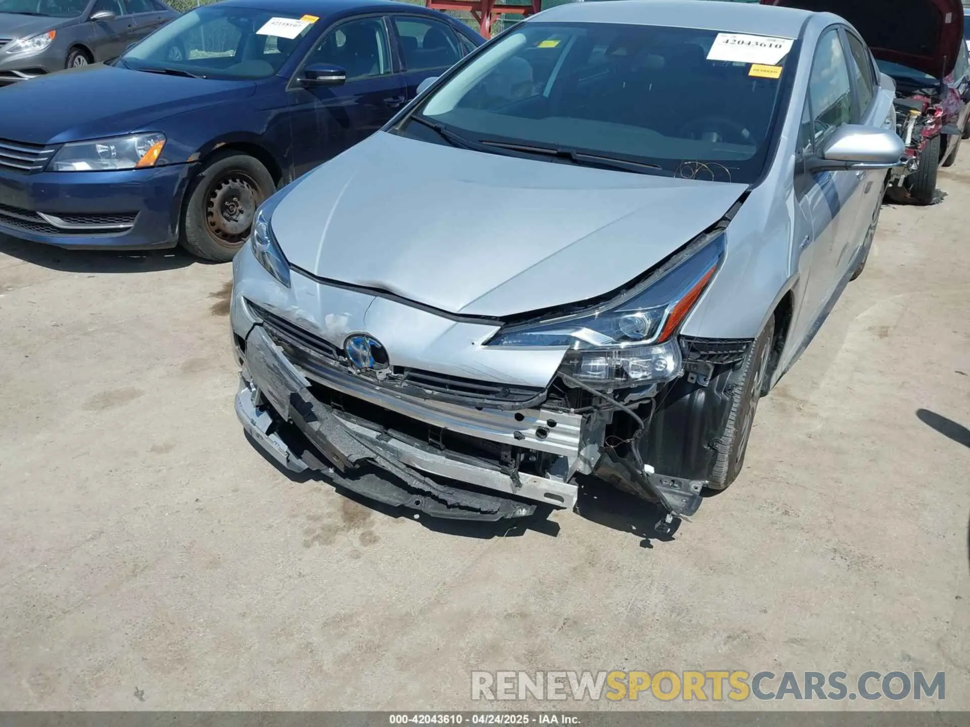 6 Photograph of a damaged car JTDL9MFU3M3028805 TOYOTA PRIUS 2021