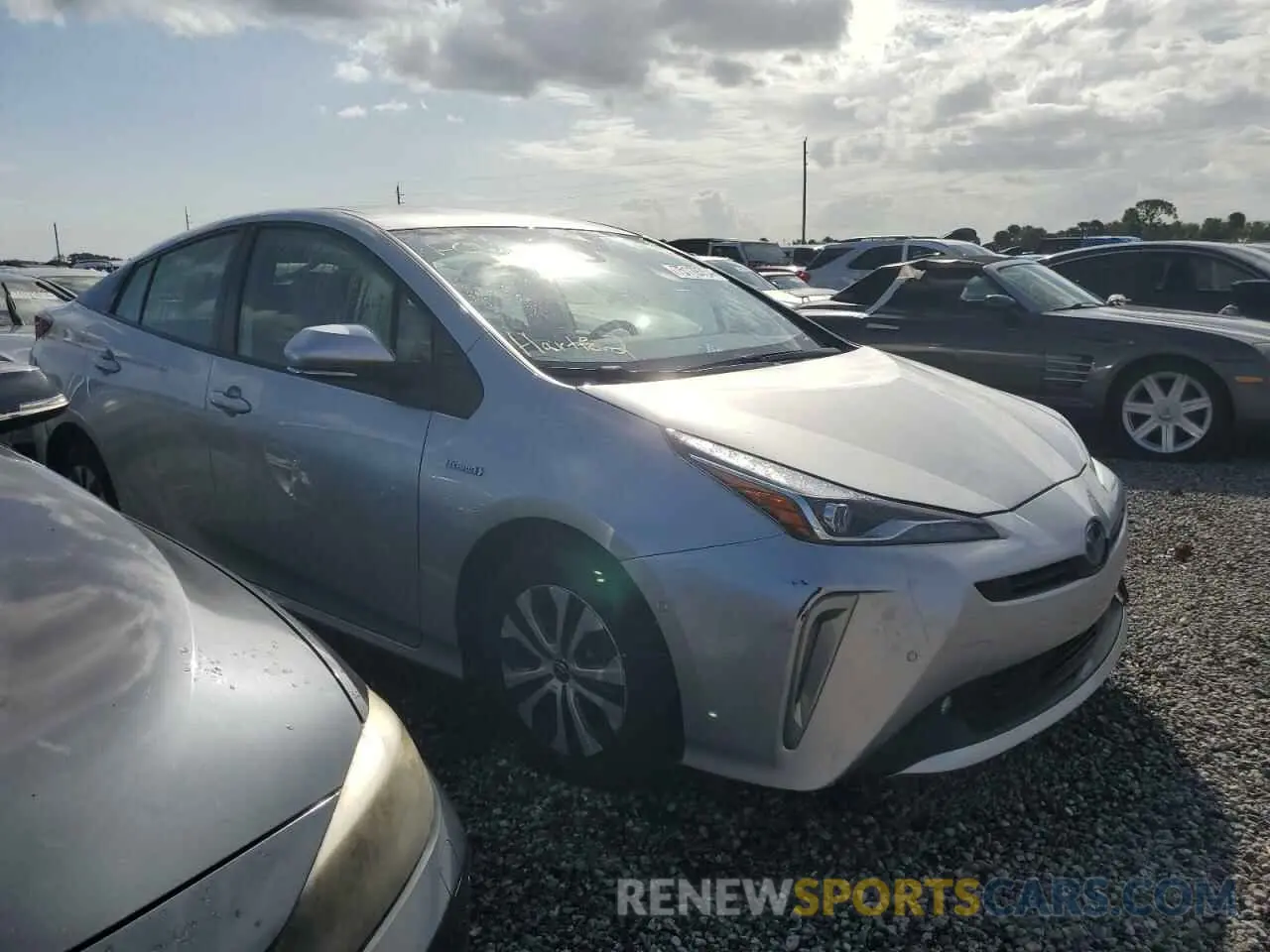 4 Фотография поврежденного автомобиля JTDL9MFU7M3024207 TOYOTA PRIUS 2021