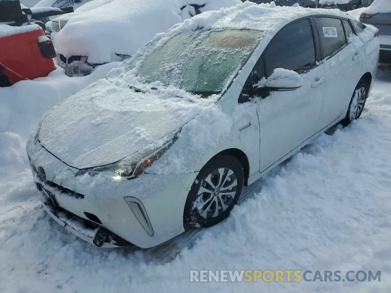 1 Фотография поврежденного автомобиля JTDL9MFU8M3027729 TOYOTA PRIUS 2021