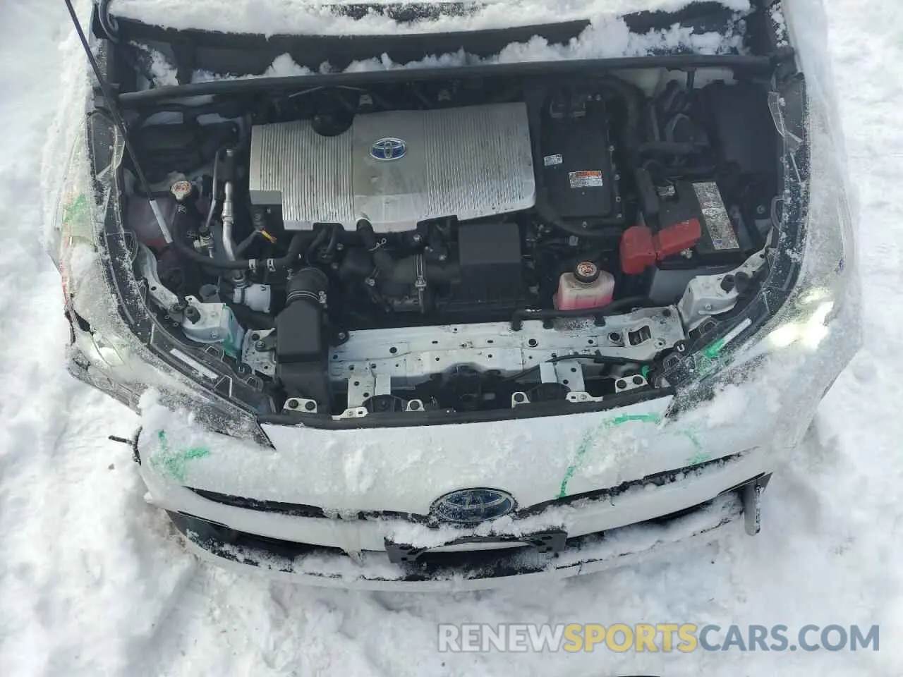 12 Фотография поврежденного автомобиля JTDL9MFU8M3027729 TOYOTA PRIUS 2021
