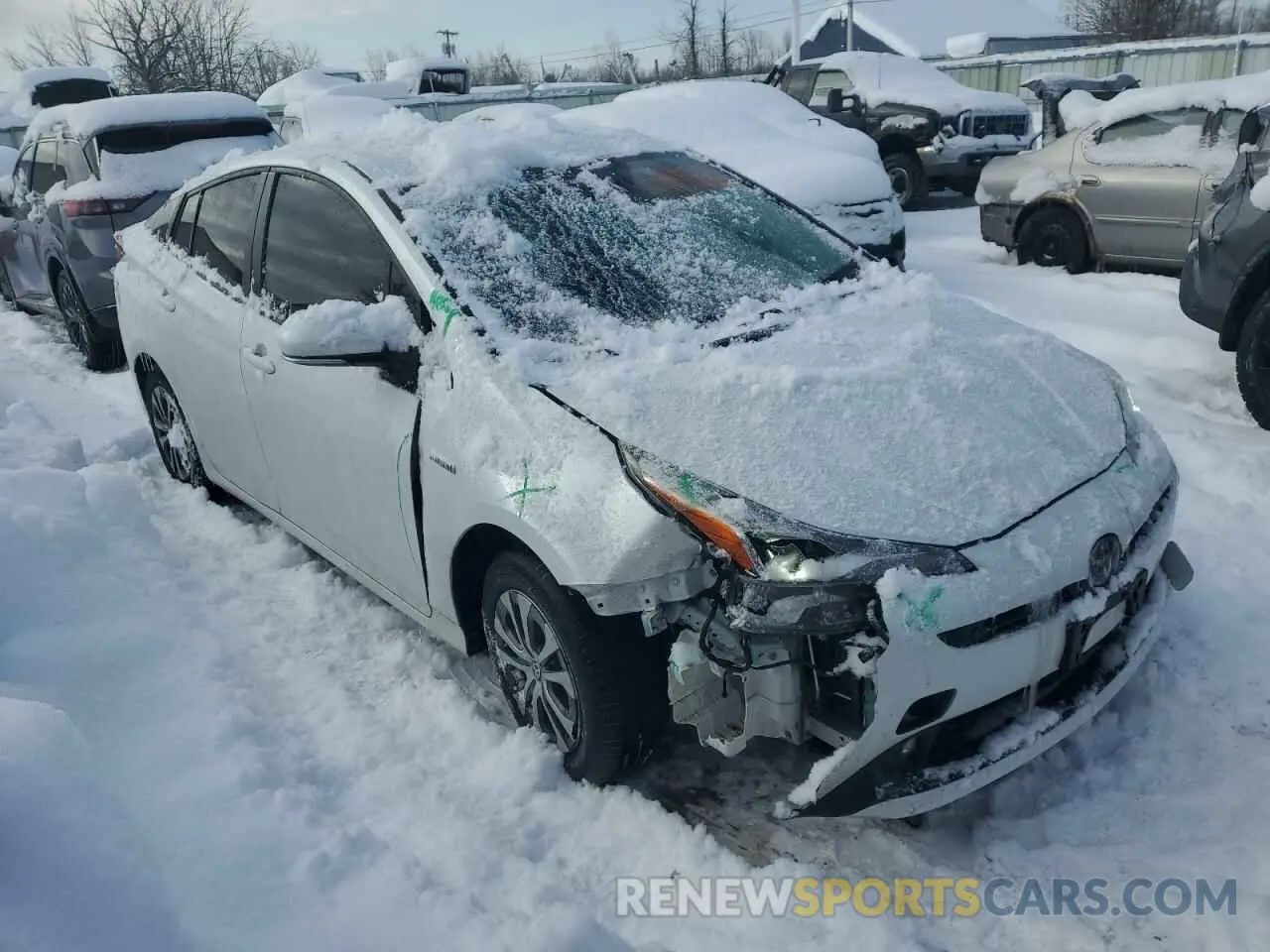 4 Фотография поврежденного автомобиля JTDL9MFU8M3027729 TOYOTA PRIUS 2021