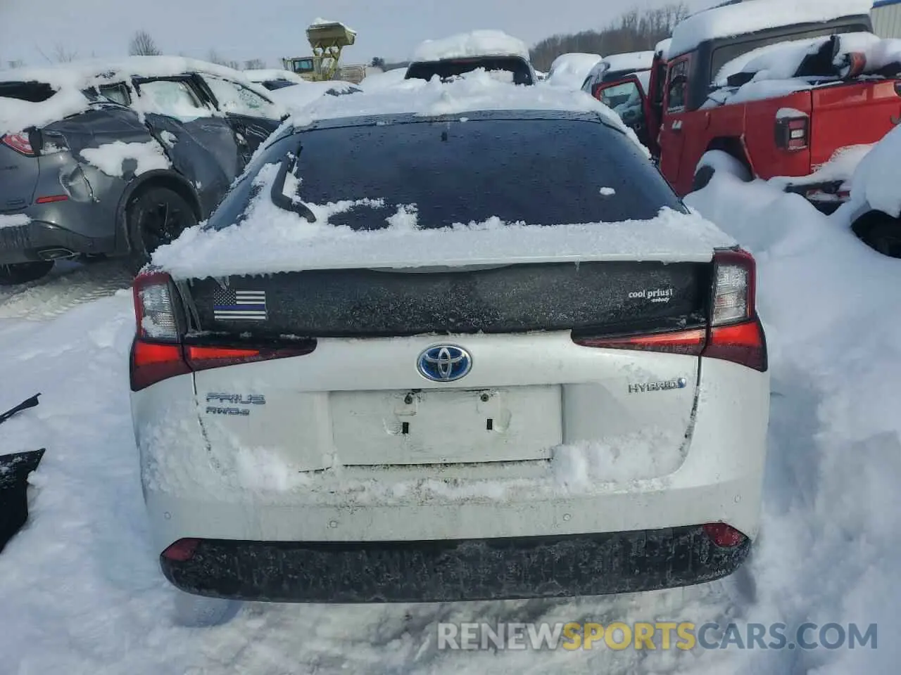 6 Фотография поврежденного автомобиля JTDL9MFU8M3027729 TOYOTA PRIUS 2021