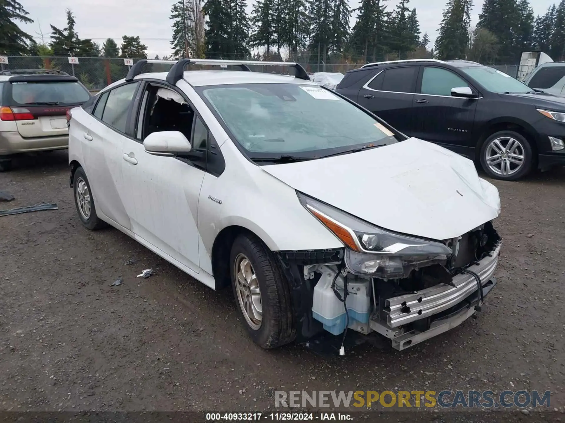 1 Photograph of a damaged car JTDL9MFU9M3027383 TOYOTA PRIUS 2021