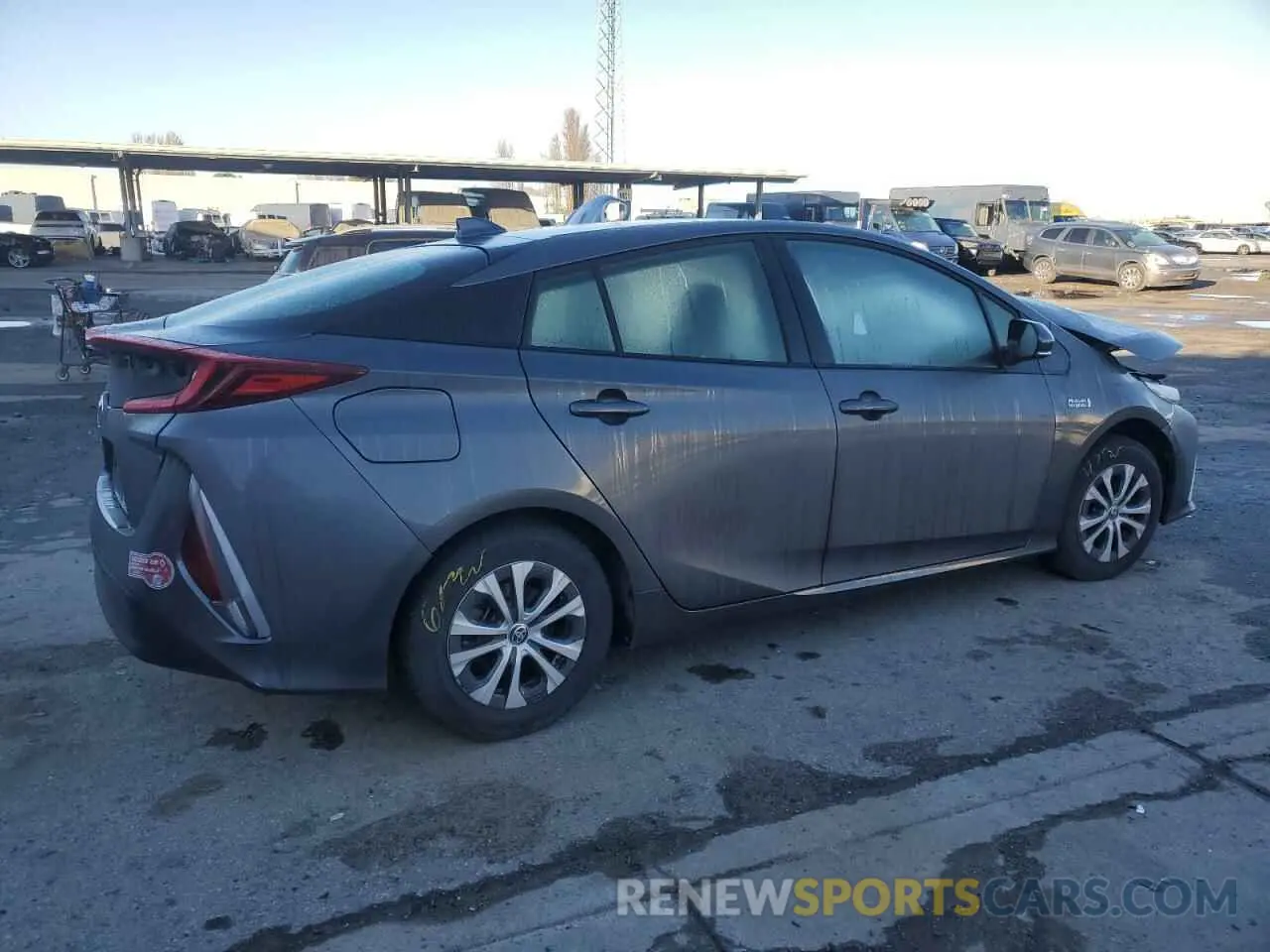 3 Photograph of a damaged car JTDKAMFP1N3197624 TOYOTA PRIUS 2022