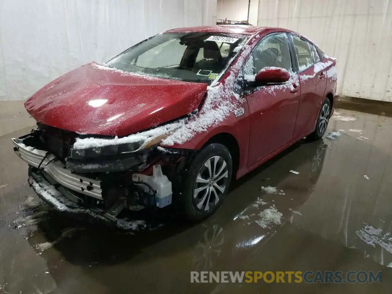 1 Photograph of a damaged car JTDKAMFP1N3207830 TOYOTA PRIUS 2022