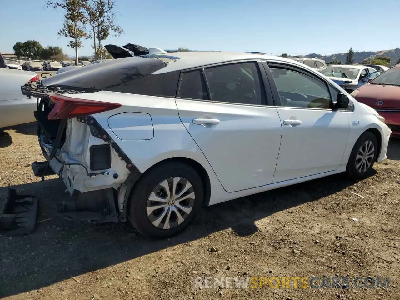 3 Photograph of a damaged car JTDKAMFP2N3202216 TOYOTA PRIUS 2022