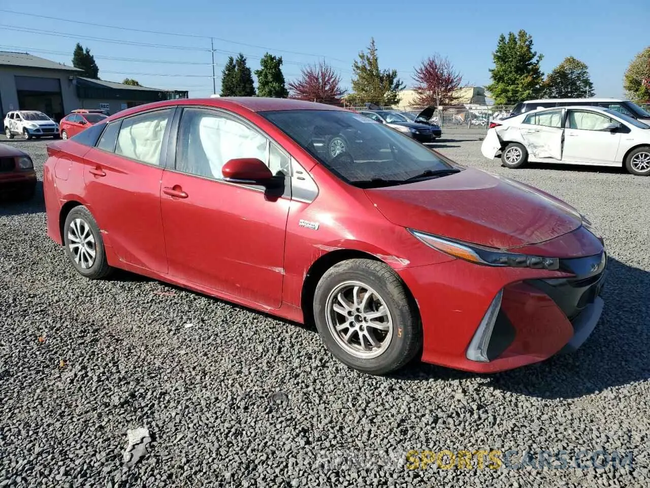 4 Фотография поврежденного автомобиля JTDKAMFP3N3203391 TOYOTA PRIUS 2022