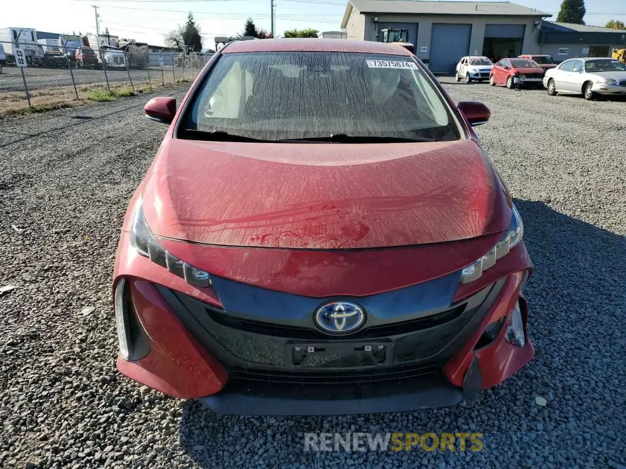 5 Фотография поврежденного автомобиля JTDKAMFP3N3203391 TOYOTA PRIUS 2022