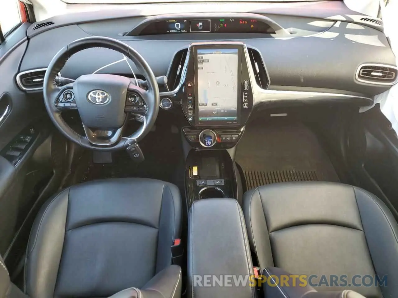 8 Фотография поврежденного автомобиля JTDKAMFP3N3203391 TOYOTA PRIUS 2022