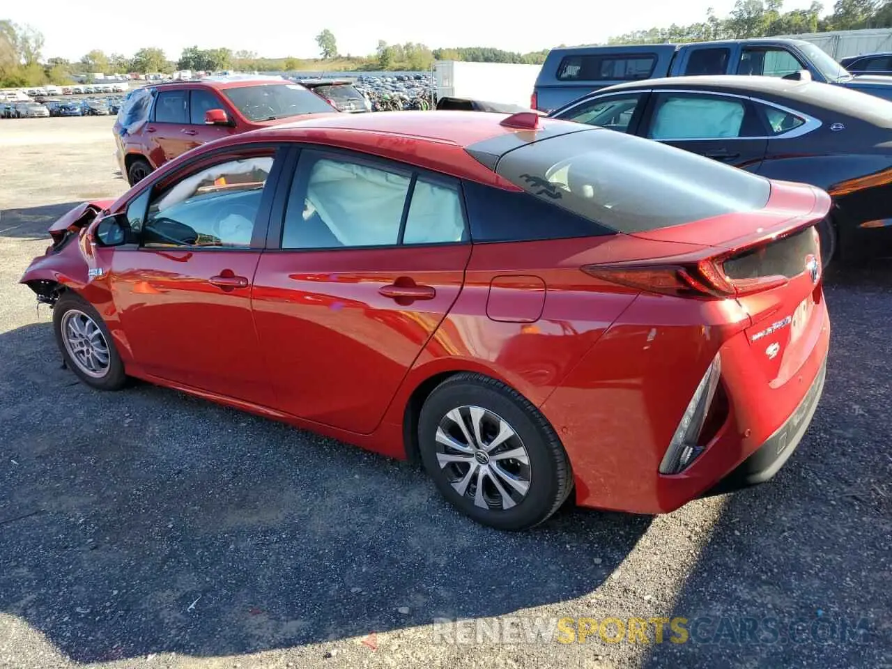 2 Photograph of a damaged car JTDKAMFP3N3227710 TOYOTA PRIUS 2022