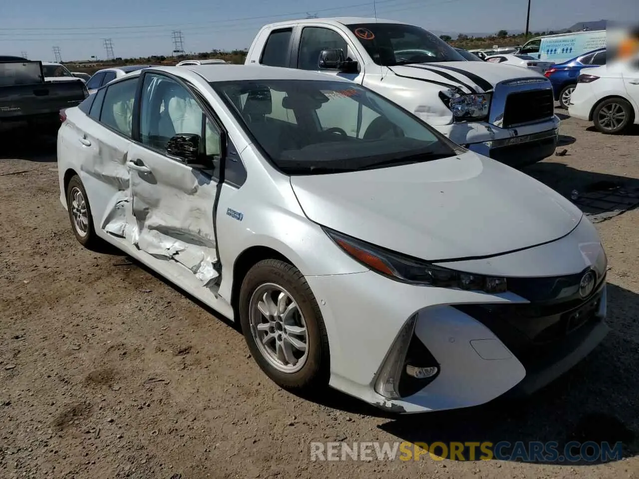 4 Фотография поврежденного автомобиля JTDKAMFP4N3201486 TOYOTA PRIUS 2022