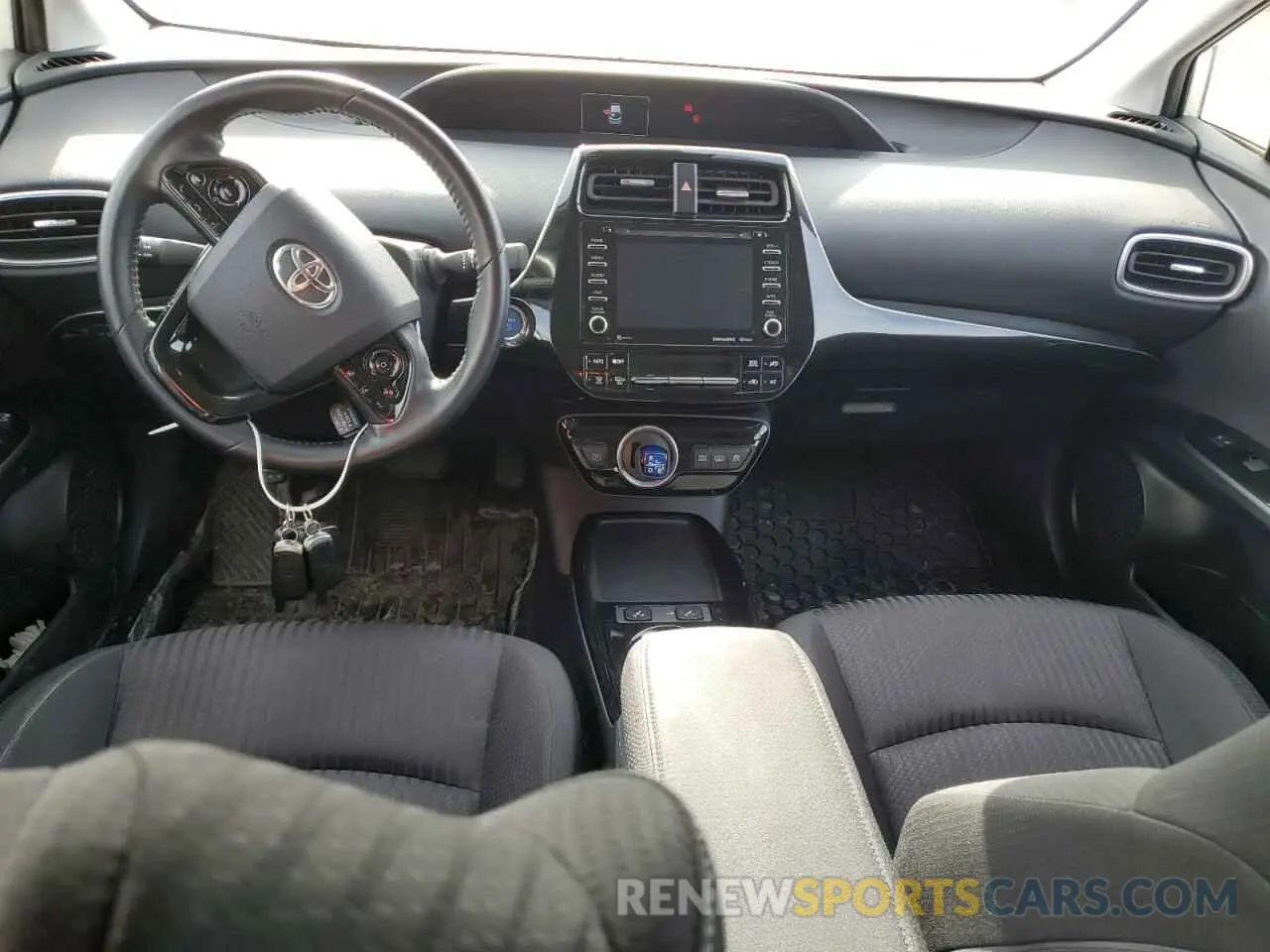 8 Фотография поврежденного автомобиля JTDKAMFP4N3203061 TOYOTA PRIUS 2022