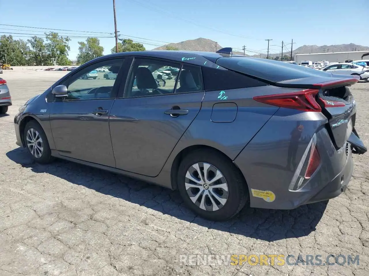 2 Photograph of a damaged car JTDKAMFP5N3221343 TOYOTA PRIUS 2022