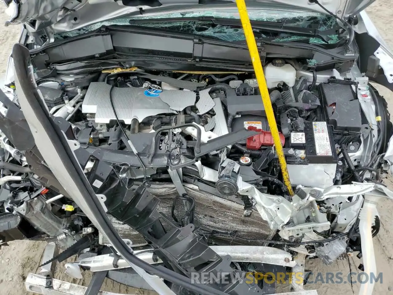 11 Фотография поврежденного автомобиля JTDKAMFP5N3222251 TOYOTA PRIUS 2022
