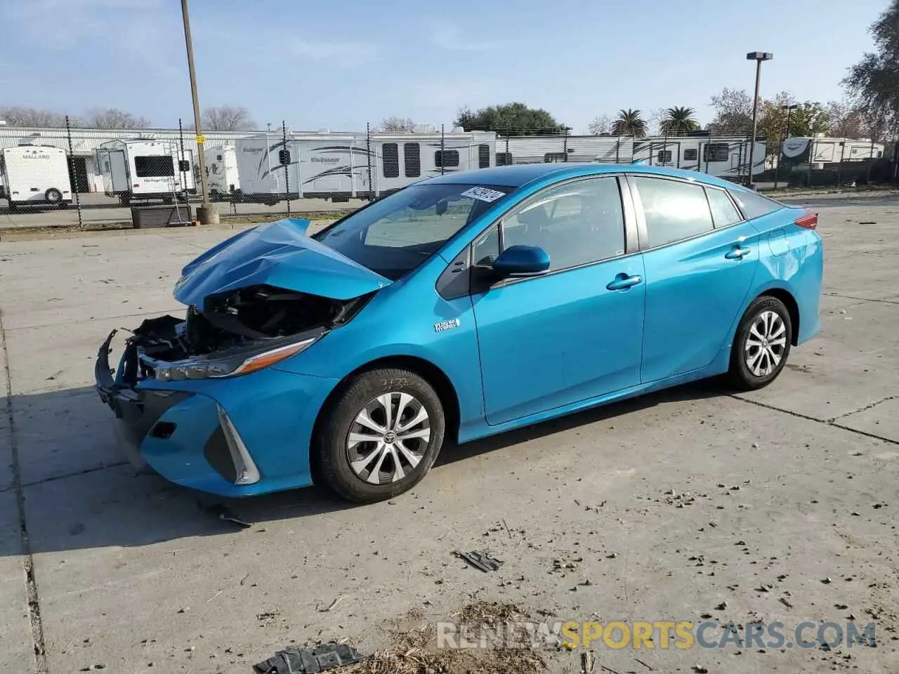 1 Фотография поврежденного автомобиля JTDKAMFP5N3229099 TOYOTA PRIUS 2022