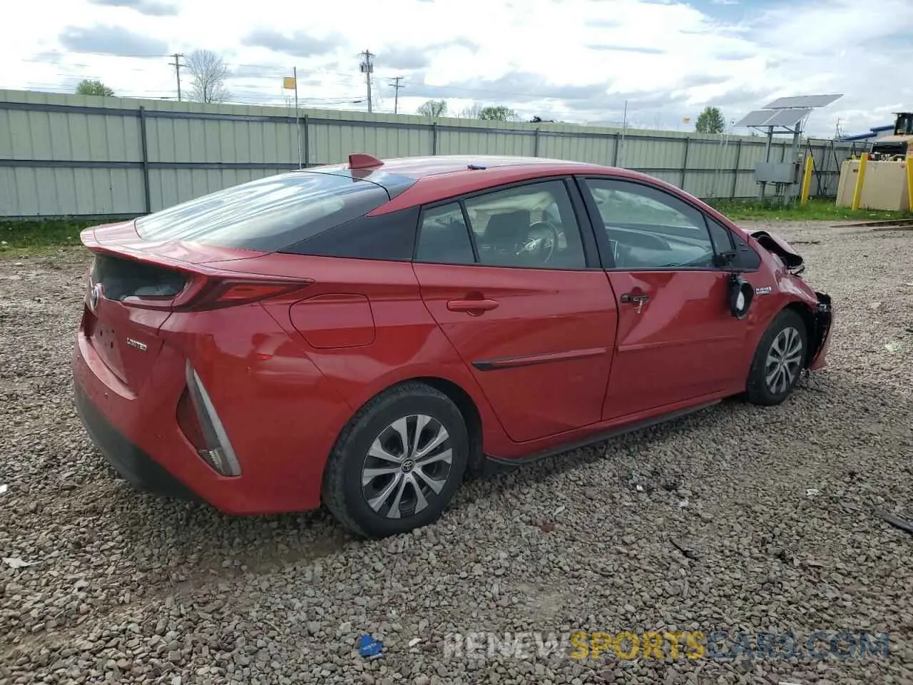 3 Фотография поврежденного автомобиля JTDKAMFP6N3204258 TOYOTA PRIUS 2022