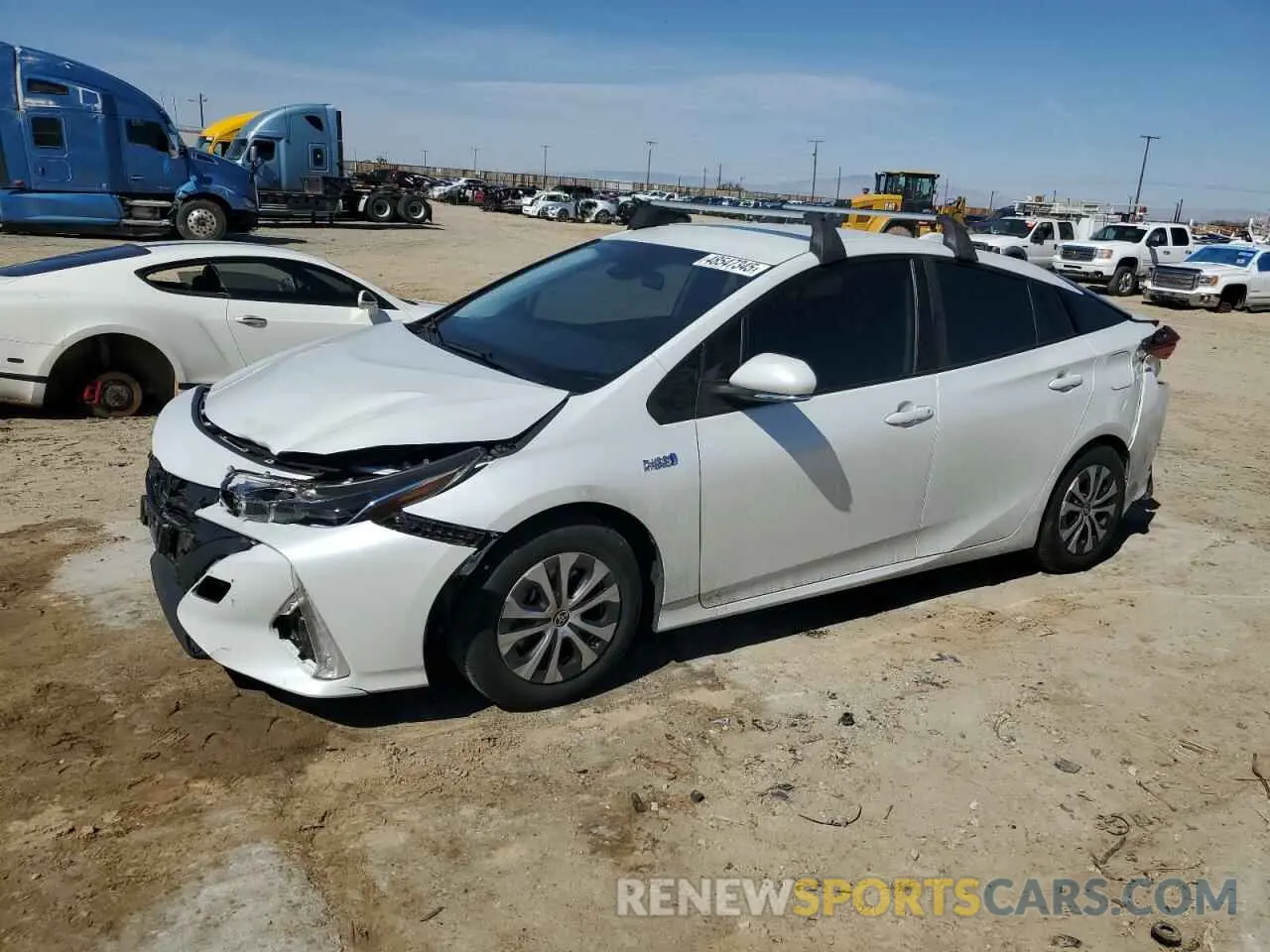 1 Фотография поврежденного автомобиля JTDKAMFP6N3212148 TOYOTA PRIUS 2022