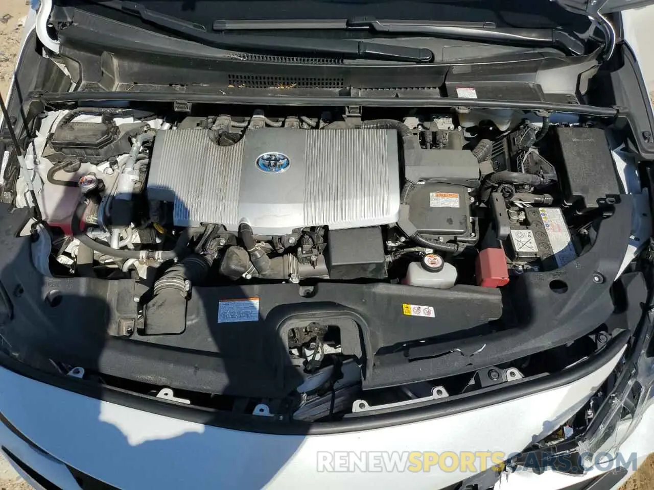 13 Фотография поврежденного автомобиля JTDKAMFP6N3212148 TOYOTA PRIUS 2022