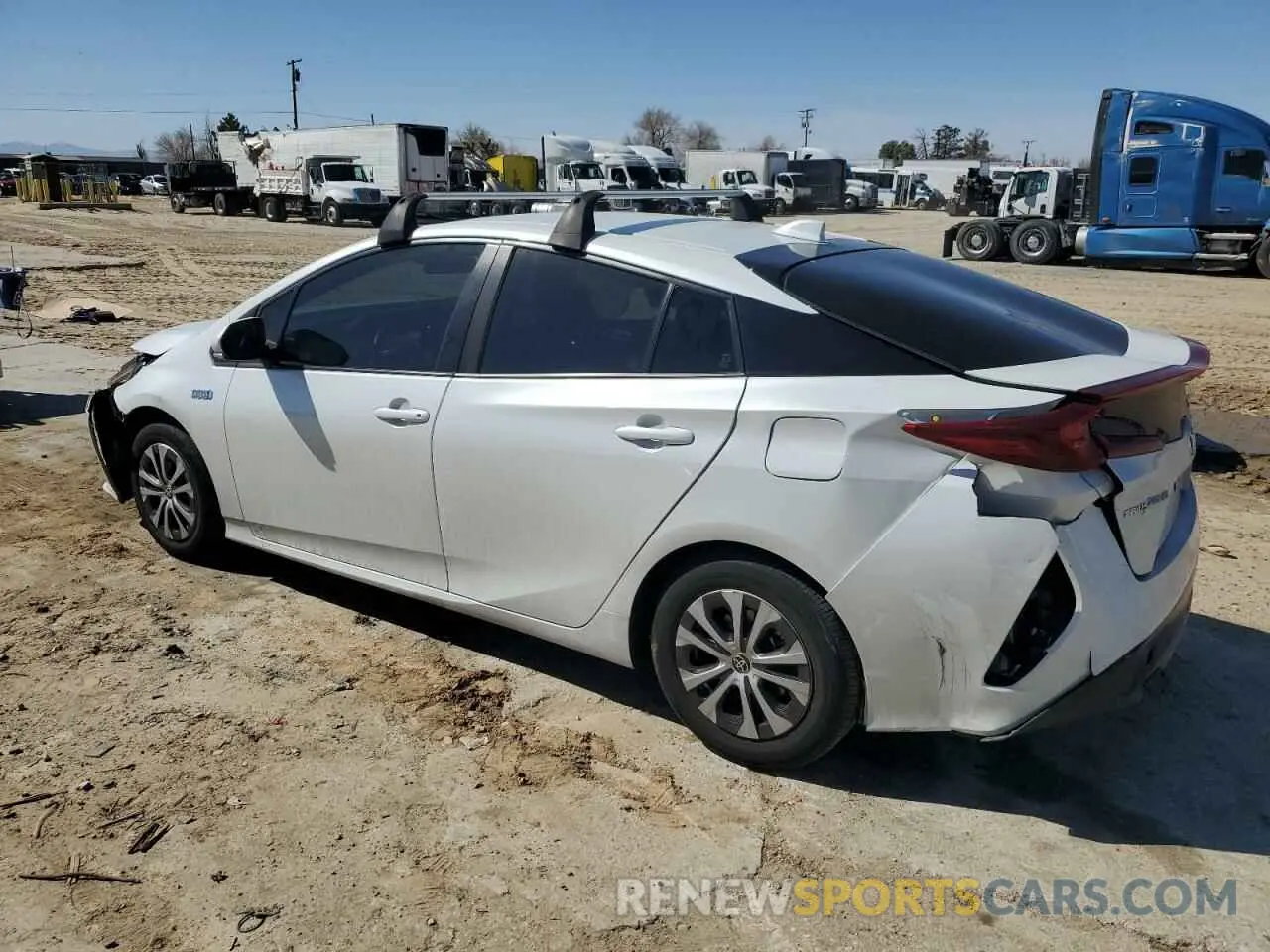 2 Фотография поврежденного автомобиля JTDKAMFP6N3212148 TOYOTA PRIUS 2022