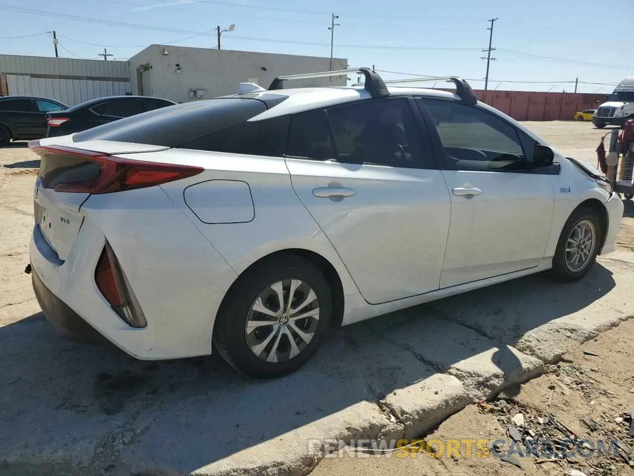 3 Фотография поврежденного автомобиля JTDKAMFP6N3212148 TOYOTA PRIUS 2022