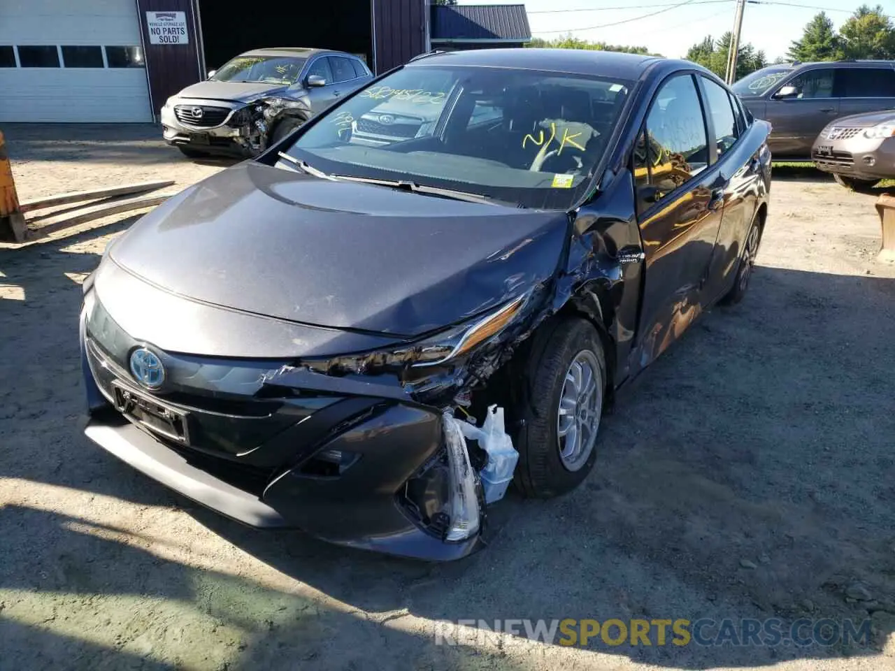 2 Photograph of a damaged car JTDKAMFP7N3210246 TOYOTA PRIUS 2022