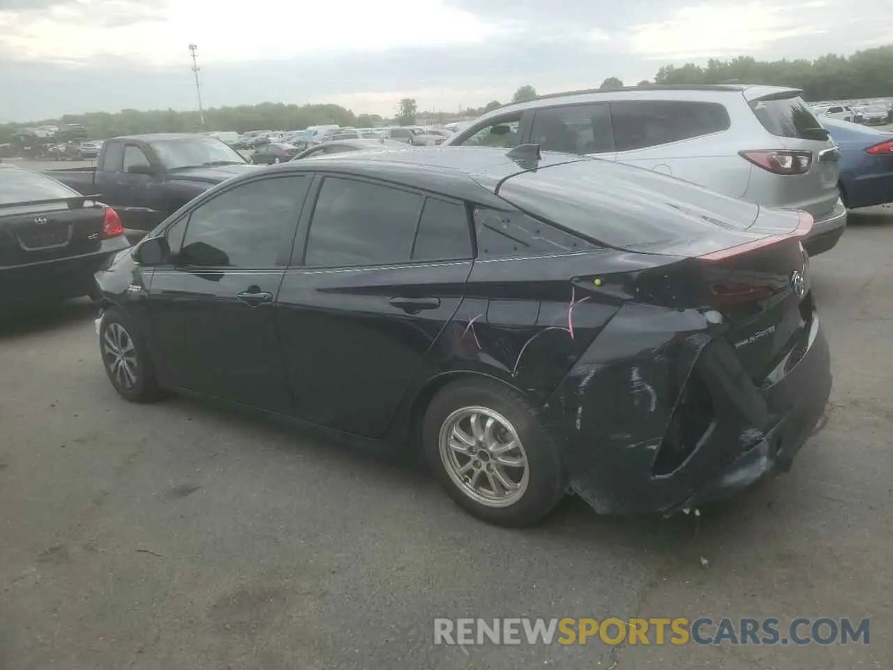 2 Photograph of a damaged car JTDKAMFP7N3221702 TOYOTA PRIUS 2022
