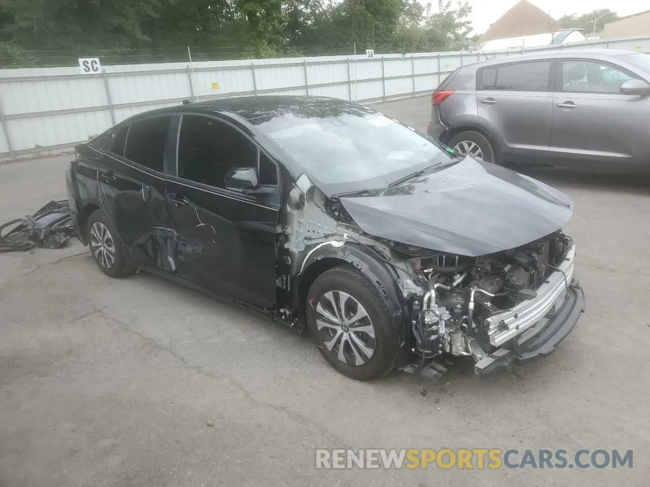 4 Photograph of a damaged car JTDKAMFP7N3221702 TOYOTA PRIUS 2022