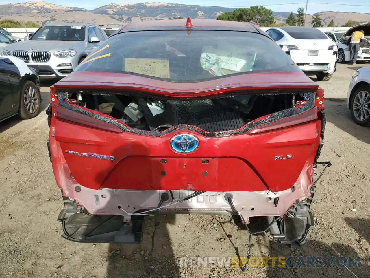6 Фотография поврежденного автомобиля JTDKAMFP8N3197801 TOYOTA PRIUS 2022