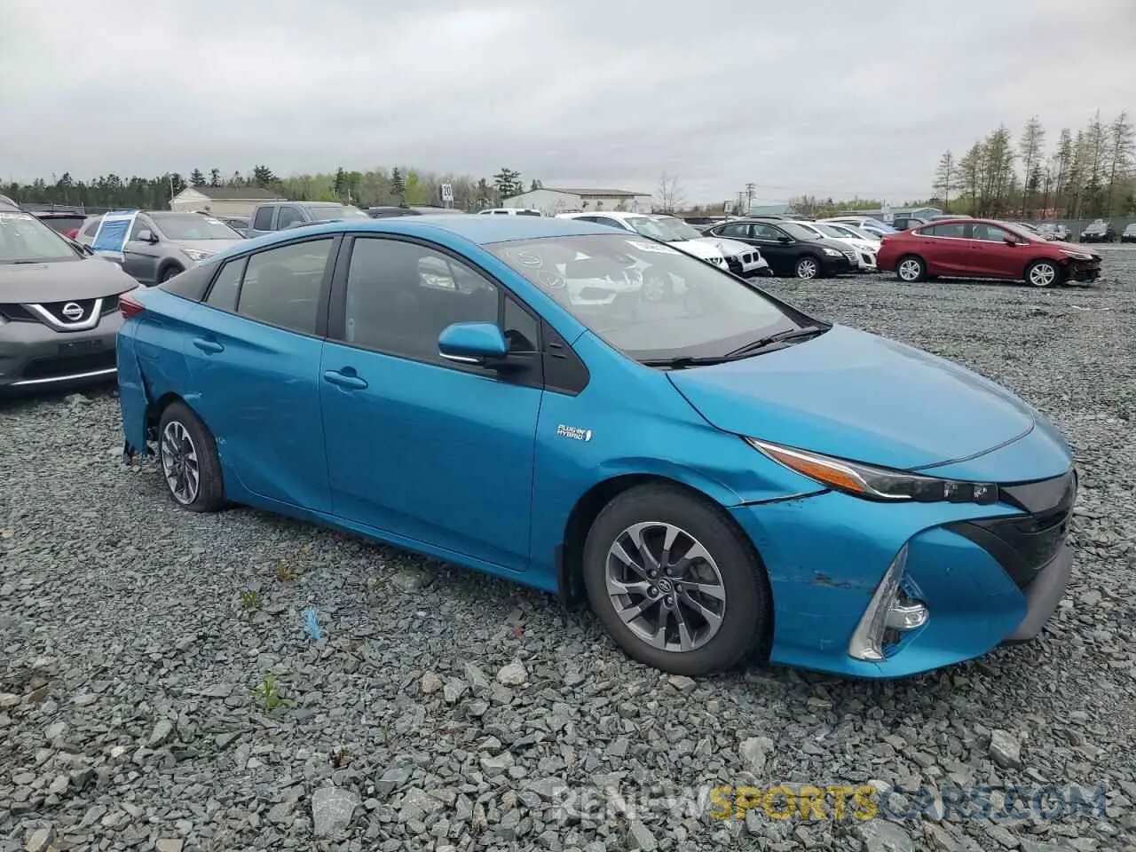 4 Photograph of a damaged car JTDKAMFP8N3209168 TOYOTA PRIUS 2022