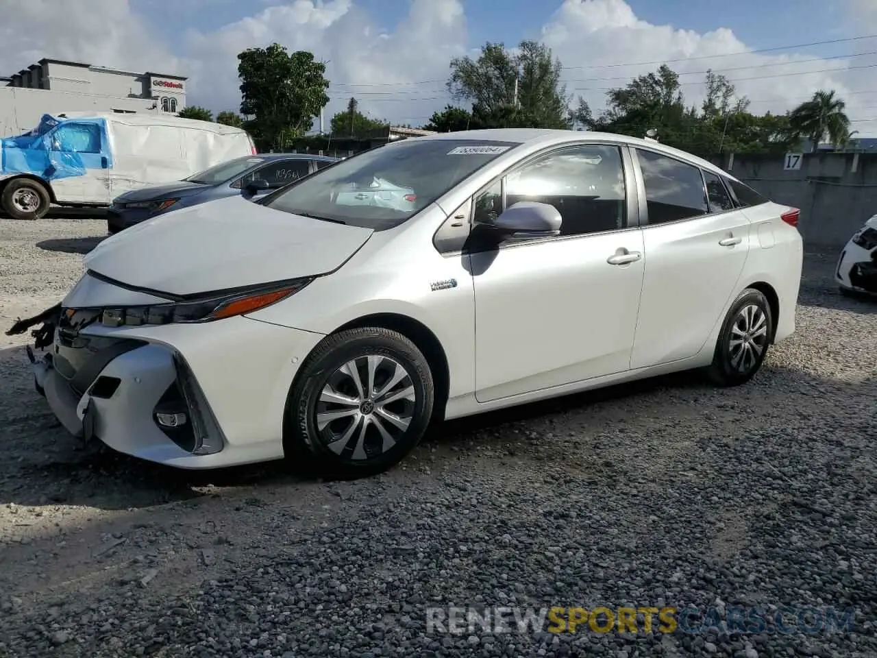 1 Photograph of a damaged car JTDKAMFP9N3208059 TOYOTA PRIUS 2022